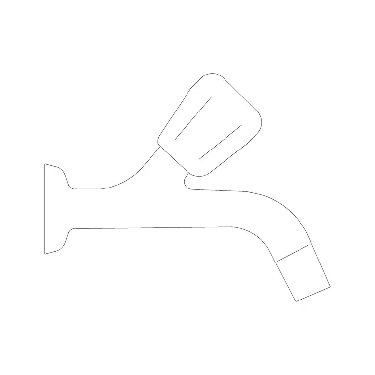 Faucet 1 DWG CAD block thumbnail — kitchen drawing