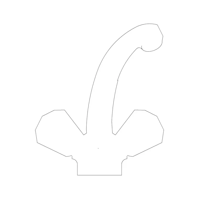 Faucet 2 DWG CAD block thumbnail — kitchen drawing