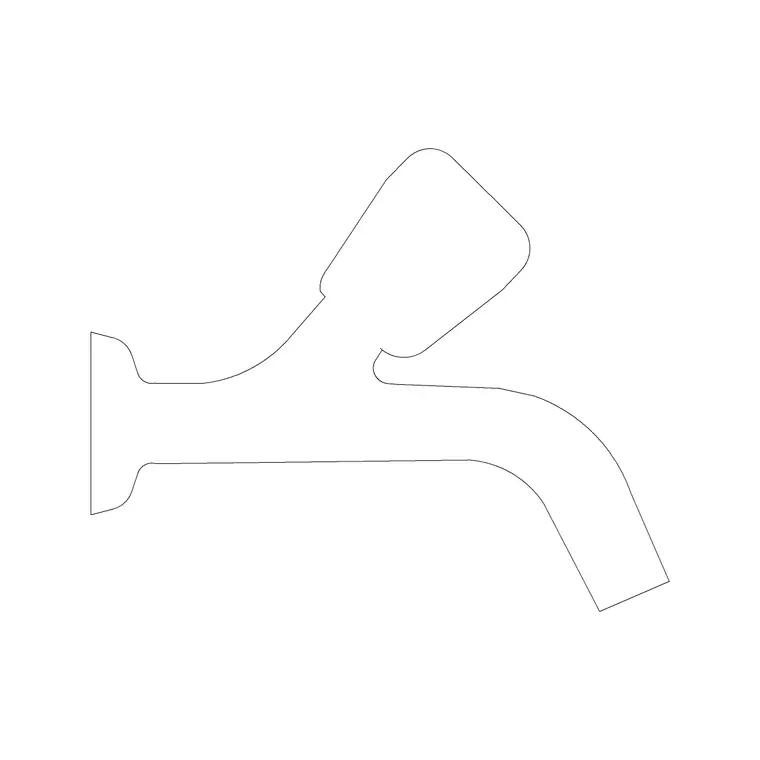 Faucet 3 DWG CAD block thumbnail — kitchen drawing