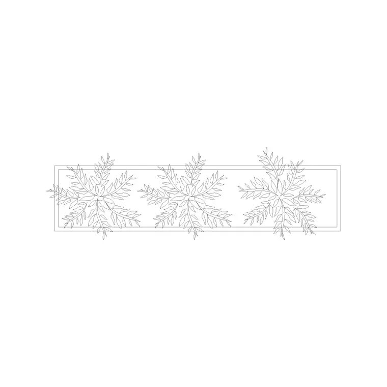 Floor Based Plant Pot Round Edge Plan DWG CAD block thumbnail — trees & plants drawing