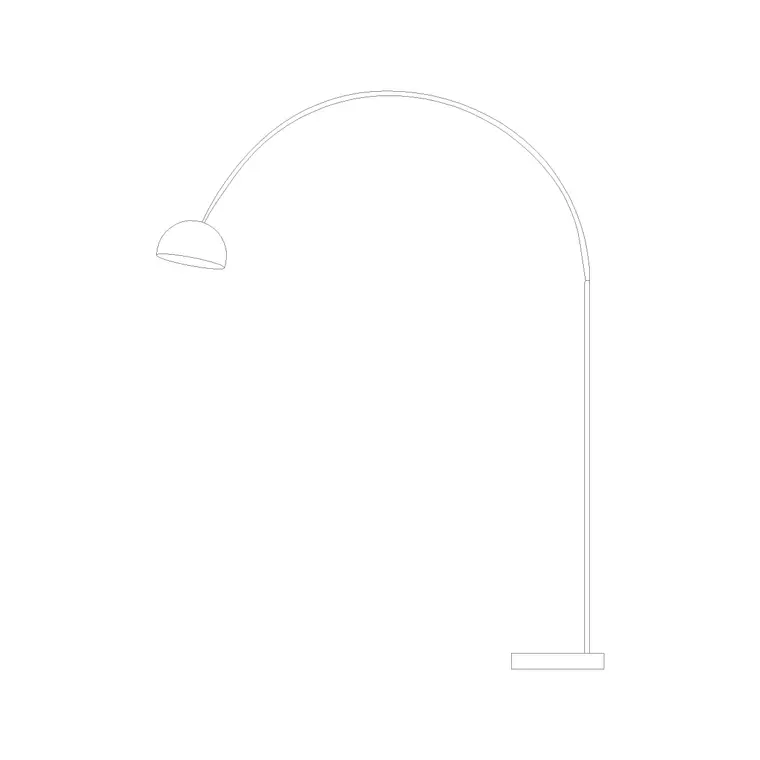 Floor Lamp Ele (10) DWG CAD block thumbnail — lighting drawing