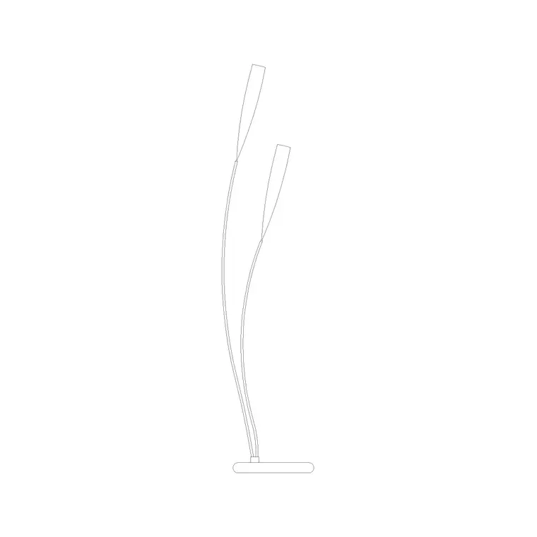 Floor Lamp Ele (11) DWG CAD block thumbnail — lighting drawing