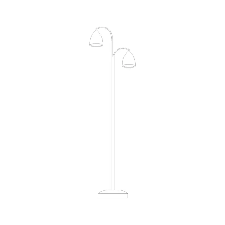 Floor Lamp Ele (13) DWG CAD block thumbnail — lighting drawing