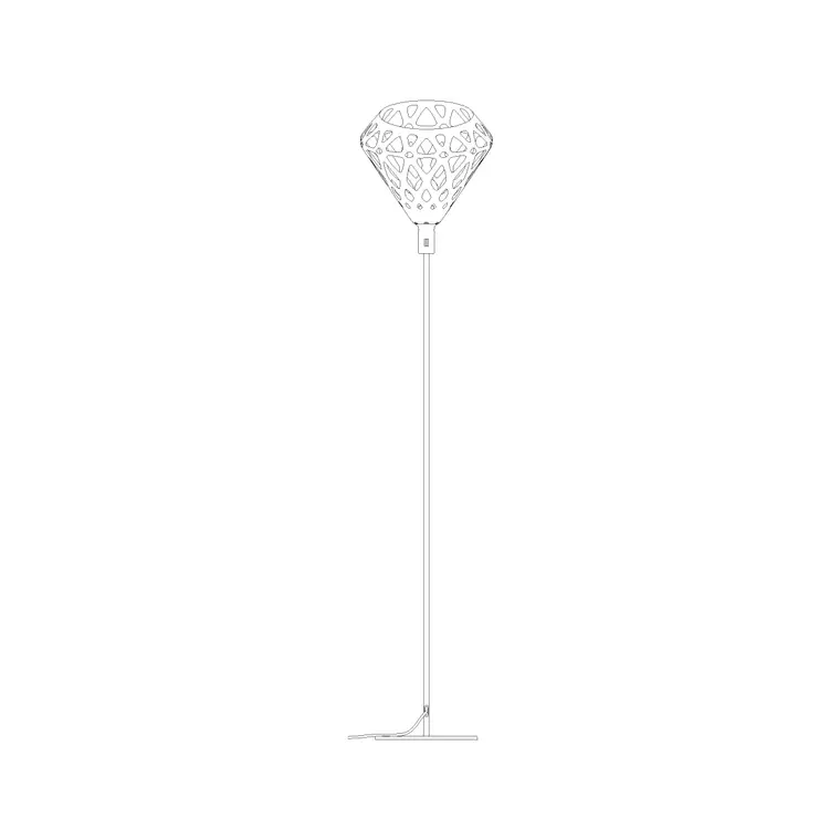 Floor Lamp Ele (16) DWG CAD block thumbnail — lighting drawing