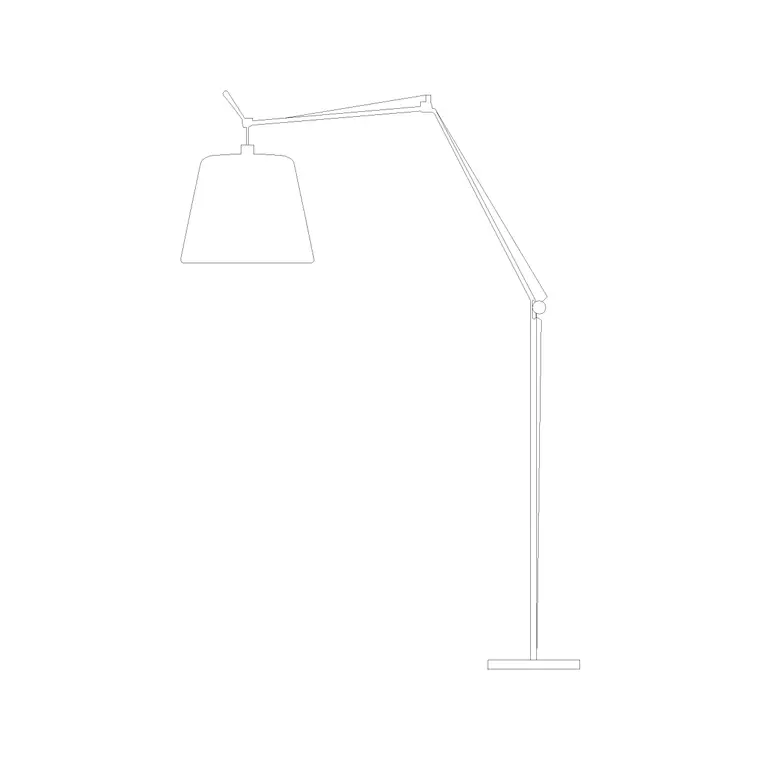 Floor Lamp Ele (9) DWG CAD block thumbnail — lighting drawing