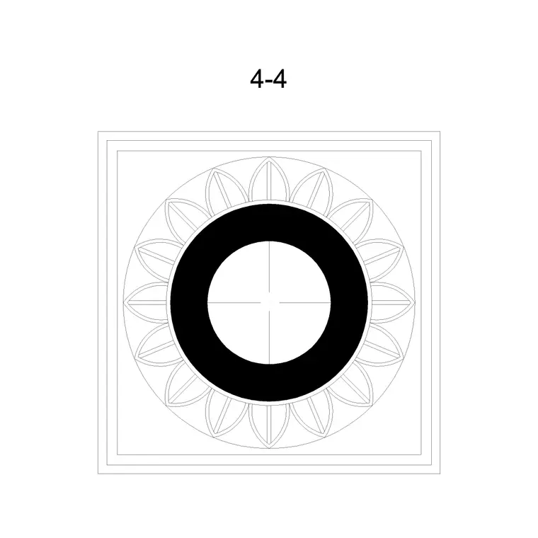 Floor Pattern DWG CAD block thumbnail — paving drawing