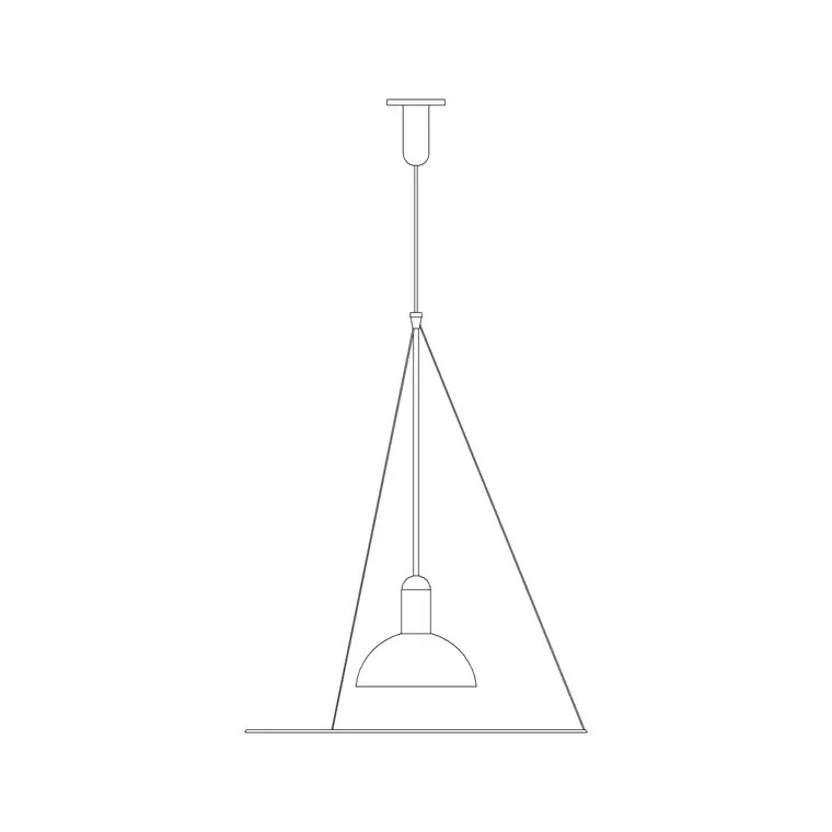 Frisbi El Lateral DWG CAD block thumbnail — lighting drawing
