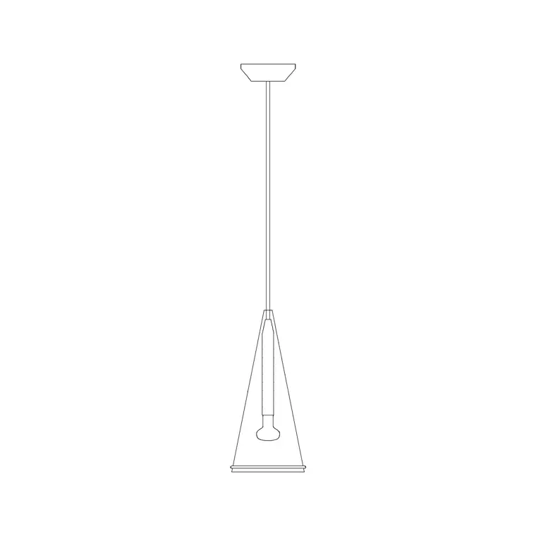 Fucsia 1 El DWG CAD block thumbnail — lighting drawing