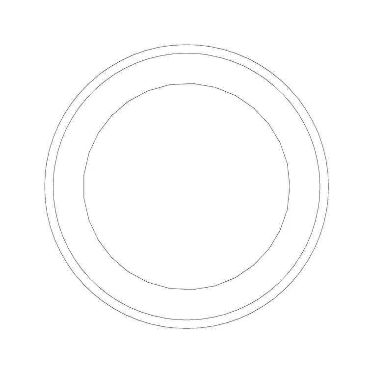 Fucsia 1 Pl DWG CAD block thumbnail — lighting drawing