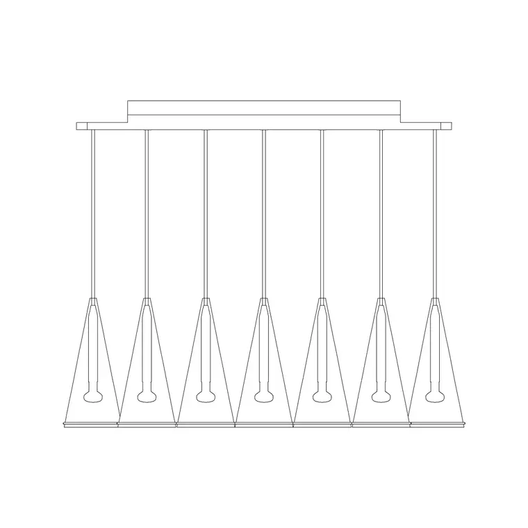 Fucsia 12 El DWG CAD block thumbnail — lighting drawing