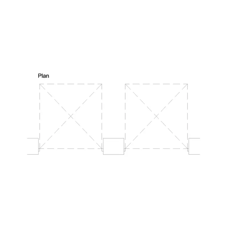 Garage Door Plan Shutter DWG CAD block thumbnail — doors drawing