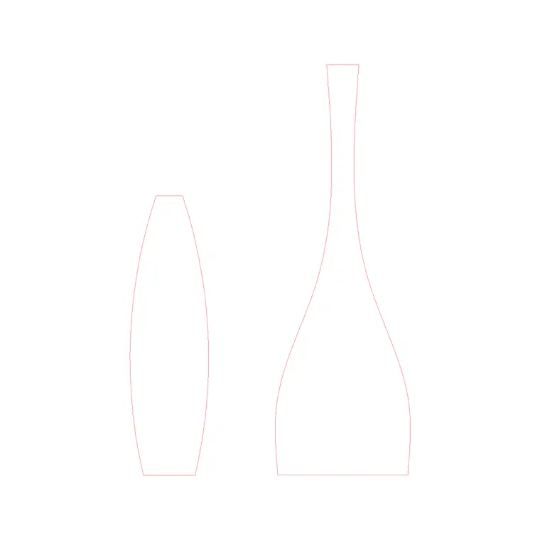 Garrafas DWG CAD block thumbnail — other cad blocks drawing