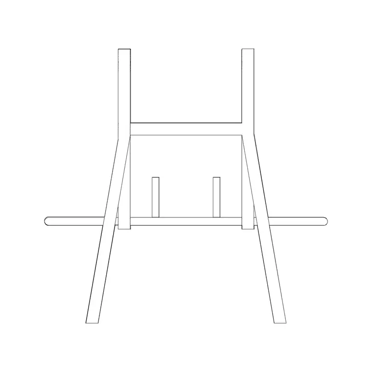 Gym Equip 1 DWG CAD block thumbnail — fitness & sports drawing