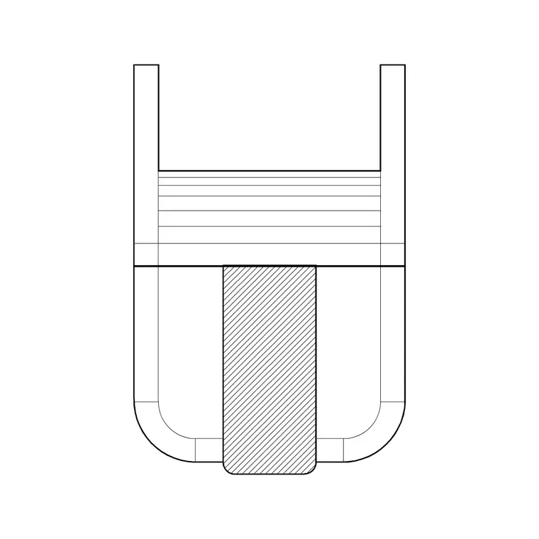 Gym Equip 10 DWG CAD block thumbnail — fitness & sports drawing