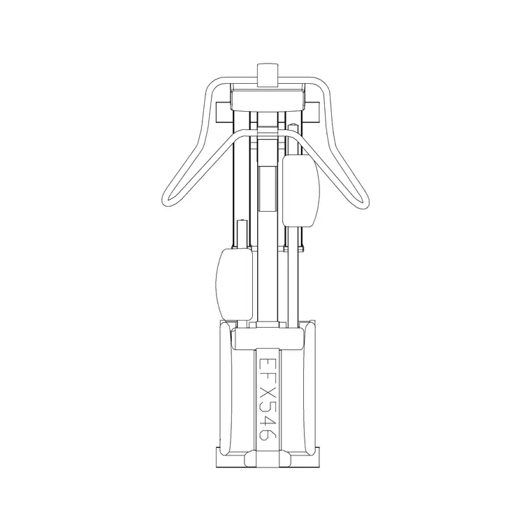Gym Equip 16 DWG CAD block thumbnail — fitness & sports drawing