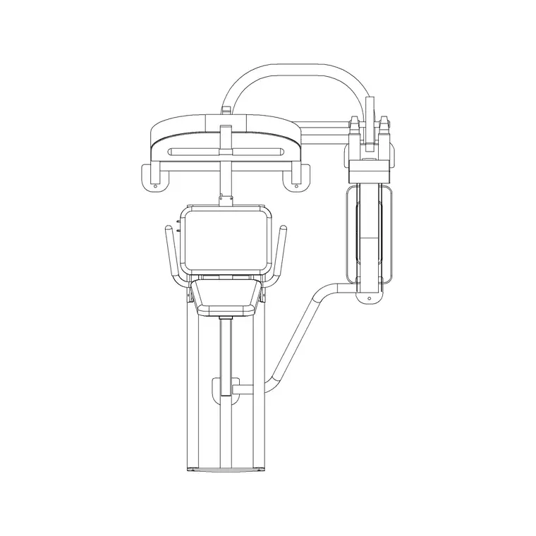 Gym Equip 9 DWG CAD block thumbnail — fitness & sports drawing
