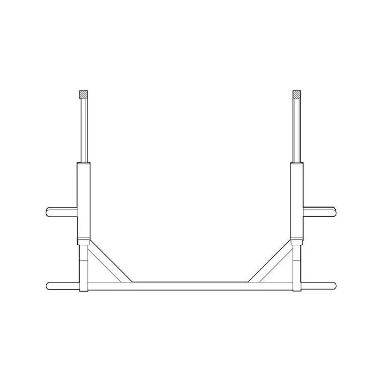 Gym Equip DWG CAD block thumbnail — fitness & sports drawing