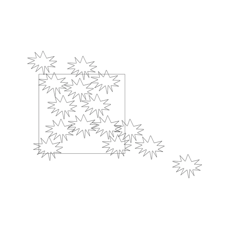 Hedge 007 DWG CAD block thumbnail — trees & plants drawing