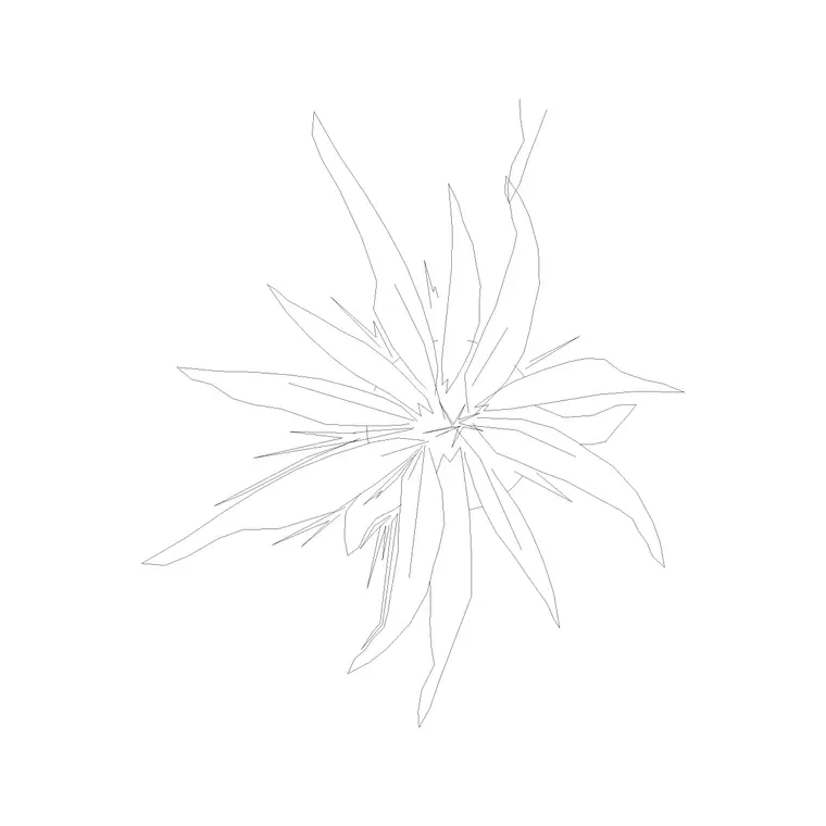 Herb Plan (4) DWG CAD block thumbnail — trees & plants drawing