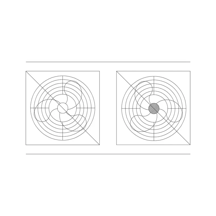 Hood Fan 2 DWG CAD block thumbnail — kitchen drawing