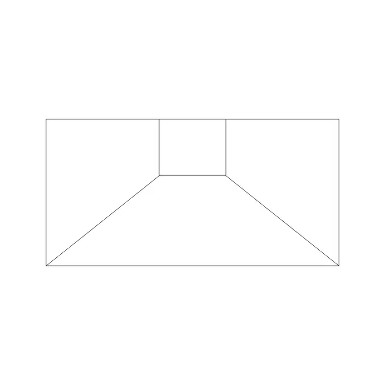 Hood Plan 2 DWG CAD block thumbnail — kitchen drawing