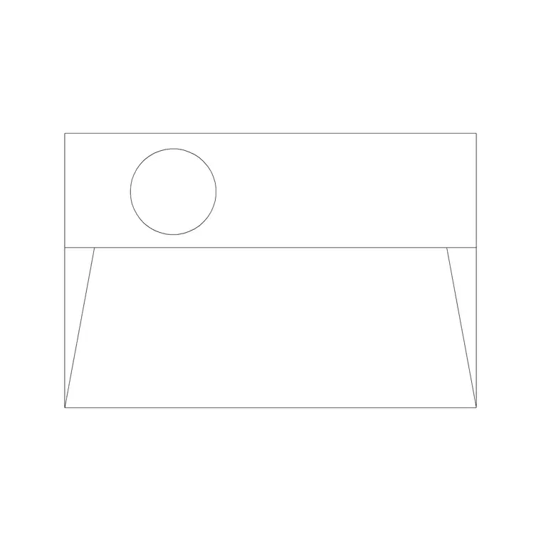Hood Plan 3 DWG CAD block thumbnail — kitchen drawing