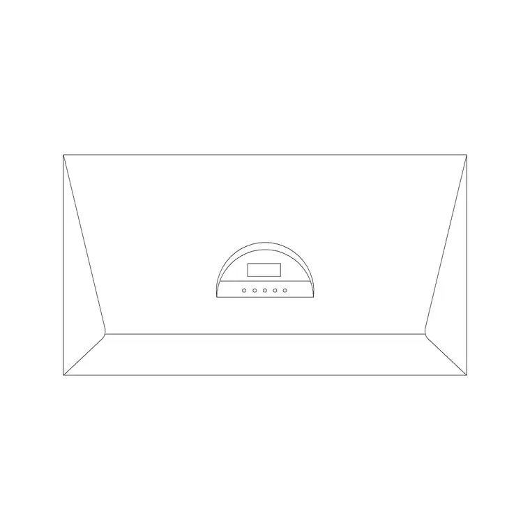 Hood Plan 6 DWG CAD block thumbnail — kitchen drawing