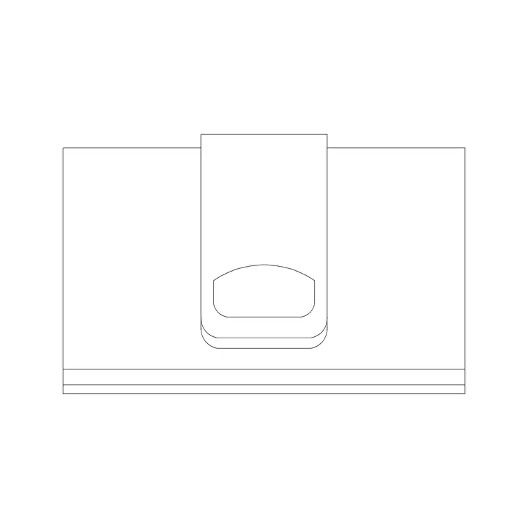 Hood Under Cabinet 11 DWG CAD block thumbnail — kitchen drawing