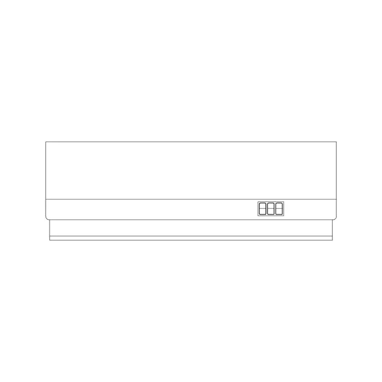 Hood Under Cabinet 2 DWG CAD block thumbnail — kitchen drawing