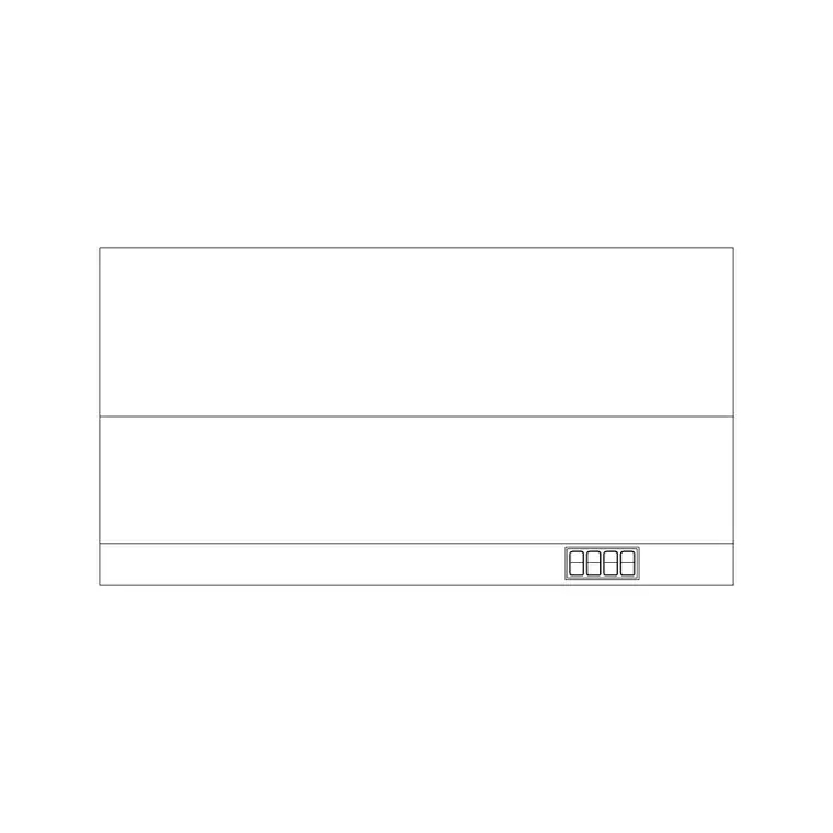 Hood Under Cabinet 5 DWG CAD block thumbnail — kitchen drawing