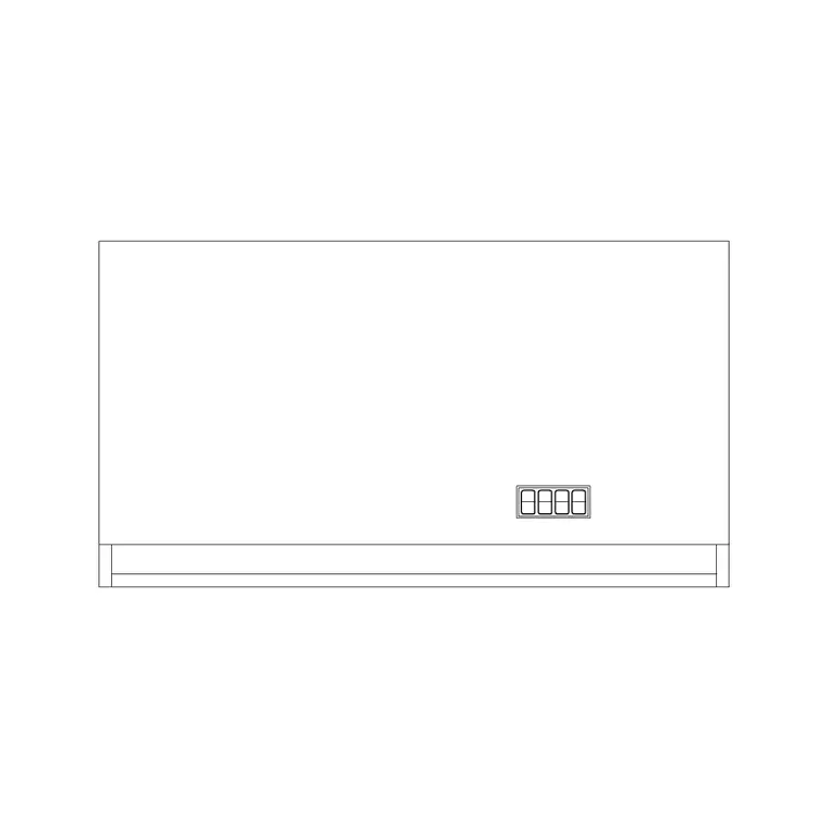 Hood Under Cabinet 6 DWG CAD block thumbnail — kitchen drawing