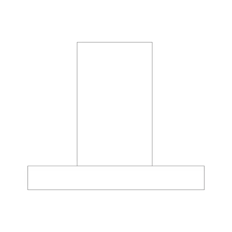 Hood Wall Mounted 6 DWG CAD block thumbnail — kitchen drawing