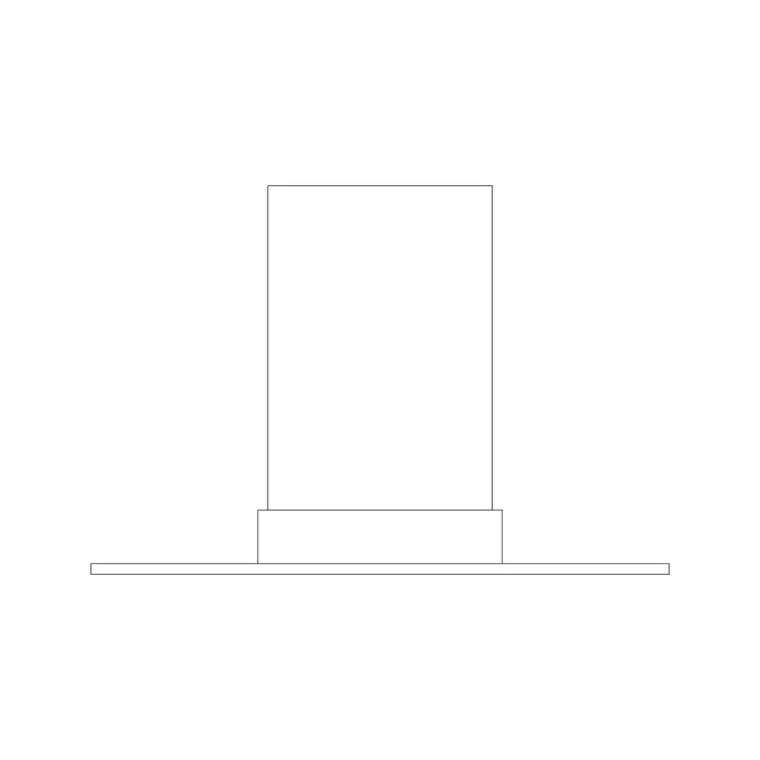Hood Wall Mounted 7 DWG CAD block thumbnail — kitchen drawing