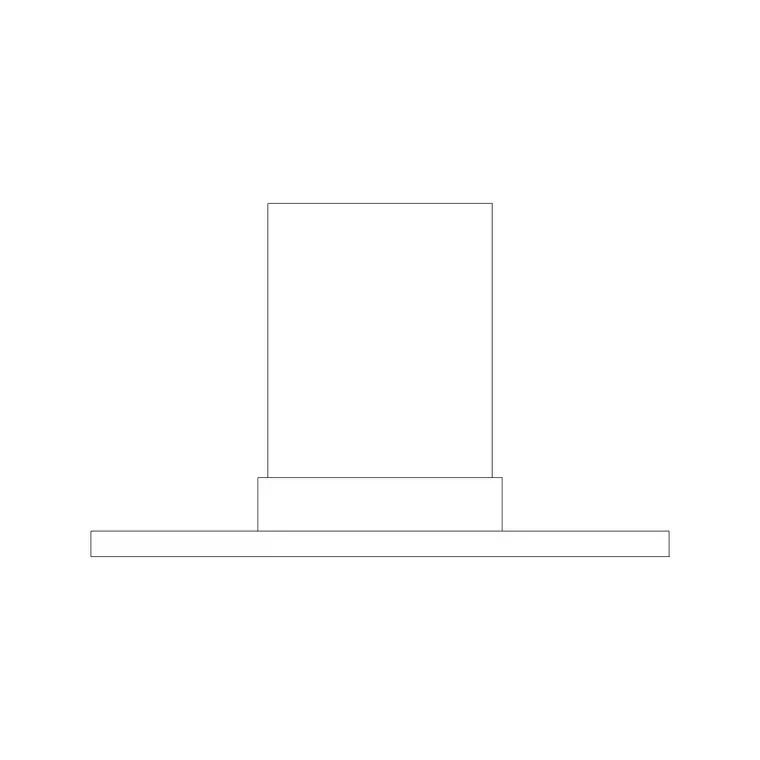 Hood Wall Mounted 8 DWG CAD block thumbnail — kitchen drawing