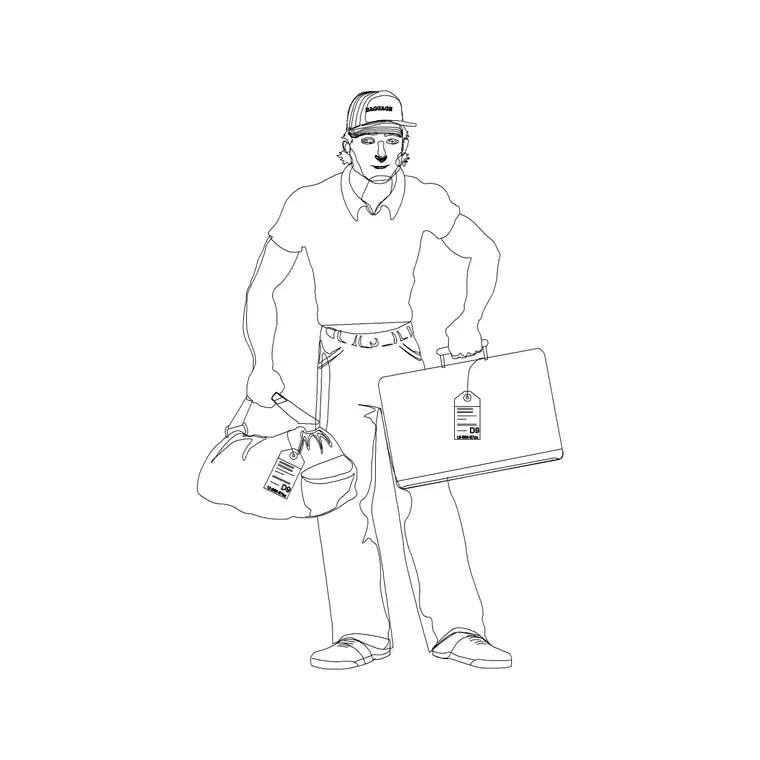 Human Figure Man Ele (21) DWG CAD block thumbnail — people drawing
