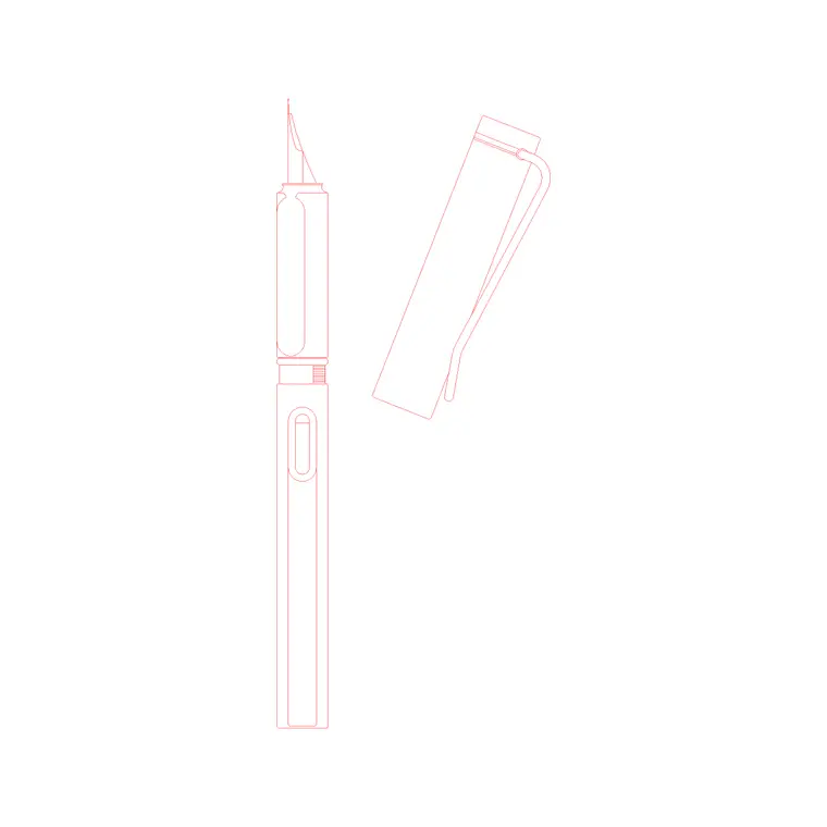 Ink Pen DWG CAD block thumbnail — other cad blocks drawing