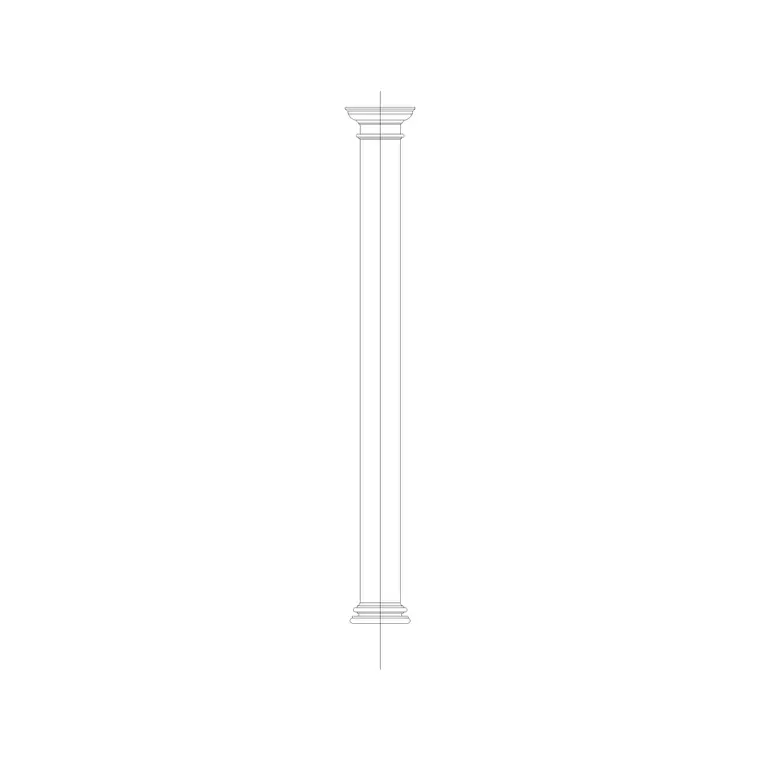 Ionic Column DWG CAD block thumbnail — other cad blocks drawing