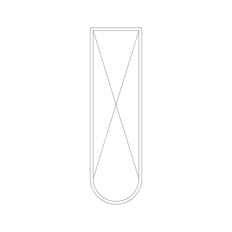 Iron Stand Plan 1 DWG CAD block thumbnail — furniture drawing