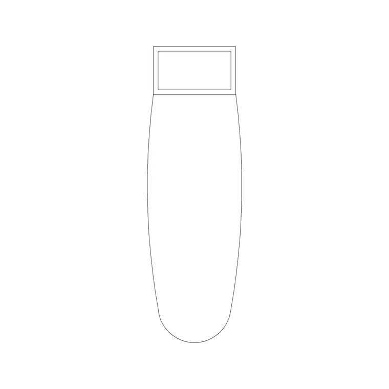Iron Stand Plan 2 DWG CAD block thumbnail — furniture drawing