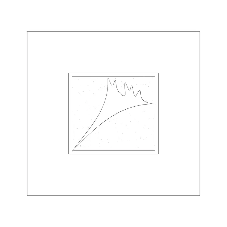 Landscape Frame 12 DWG CAD block thumbnail — accessories drawing