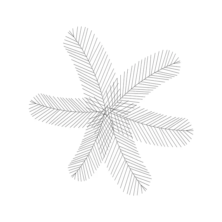 Landscaping Tree Plan 17 DWG CAD block thumbnail — trees & plants drawing