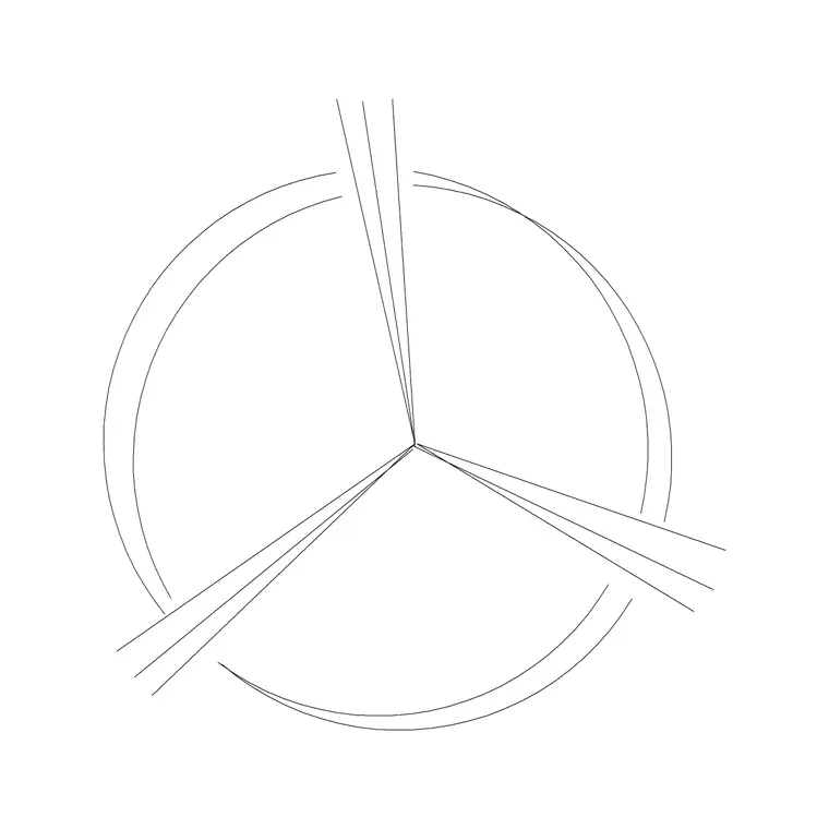Landscaping Tree Plan 20 DWG CAD block thumbnail — trees & plants drawing