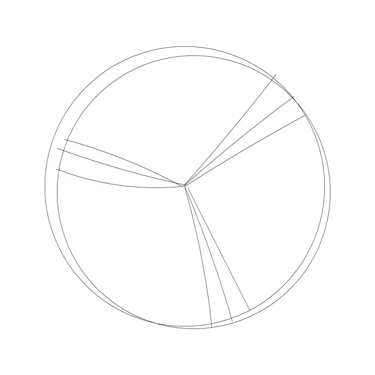 Landscaping Tree Plan 27 DWG CAD block thumbnail — trees & plants drawing