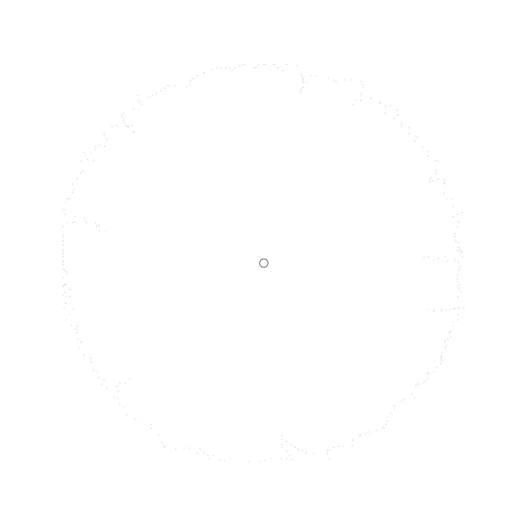 Landscaping Tree Plan 6 DWG CAD block thumbnail — trees & plants drawing