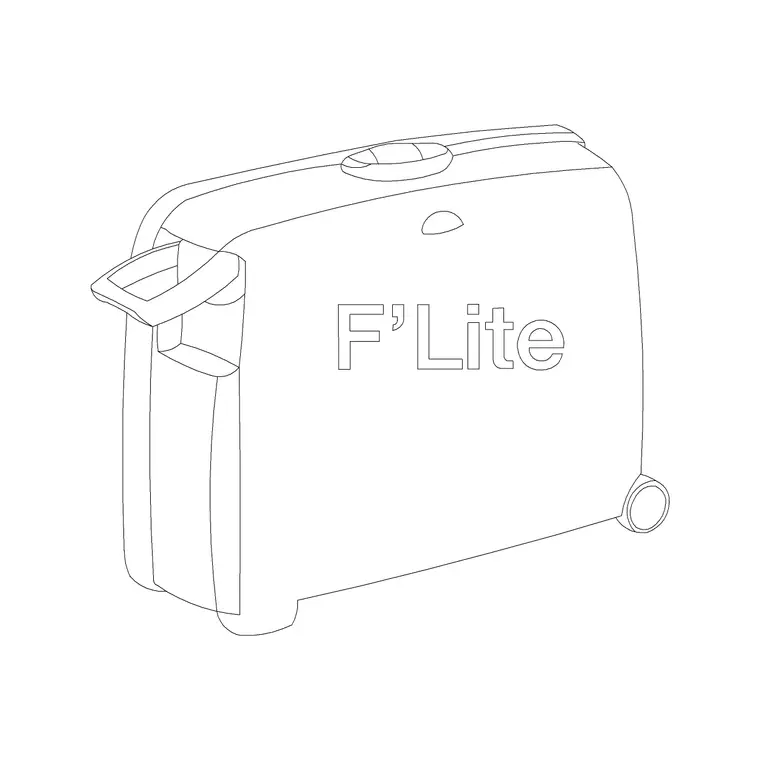 Laptop Tote DWG CAD block thumbnail — accessories drawing