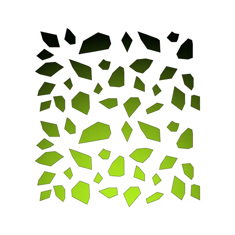 Leaves DWG CAD block thumbnail — trees & plants drawing
