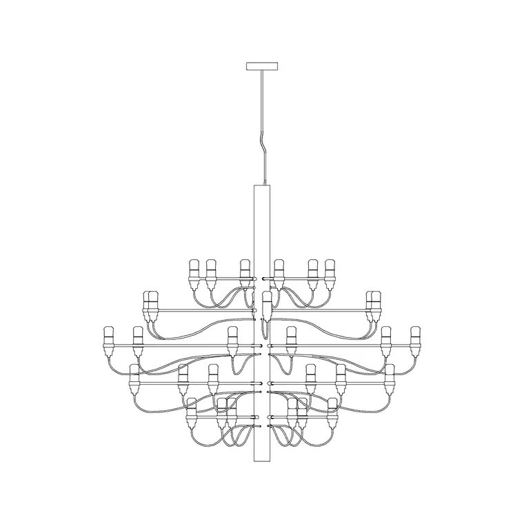 Light Classic Luxury Side Ele Designer DWG CAD block thumbnail — lighting drawing