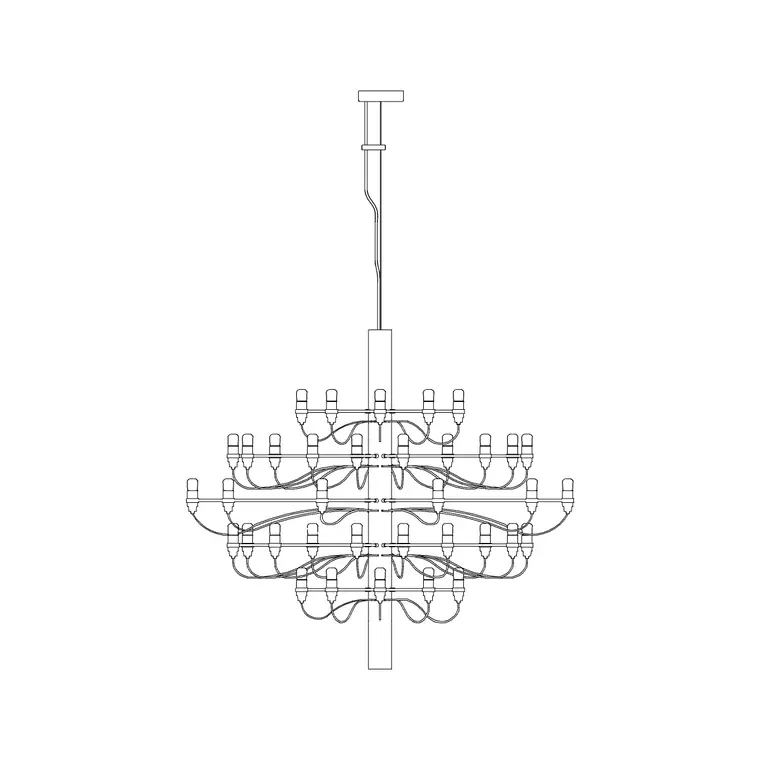 Light Classic Luxury Side Ele DWG CAD block thumbnail — lighting drawing