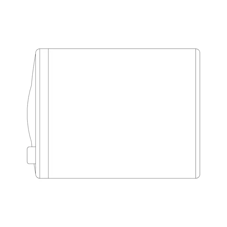 Microwave 18 DWG CAD block thumbnail — kitchen drawing
