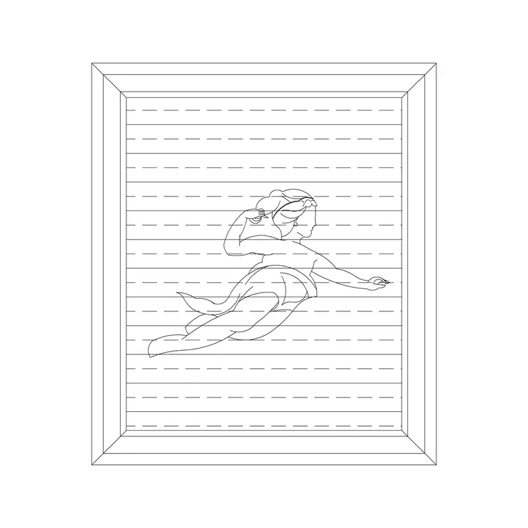 Model Picture Frame 1 DWG CAD block thumbnail — accessories drawing